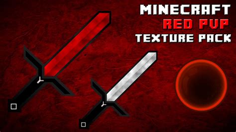 minecraft red pvp texture pack  fire cool swords youtube