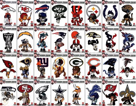complete set   nfl team covers  action lab nfl rush zone