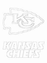 Coloring Chiefs Pages Kansas City Logo Steelers Getcolorings Getdrawings sketch template