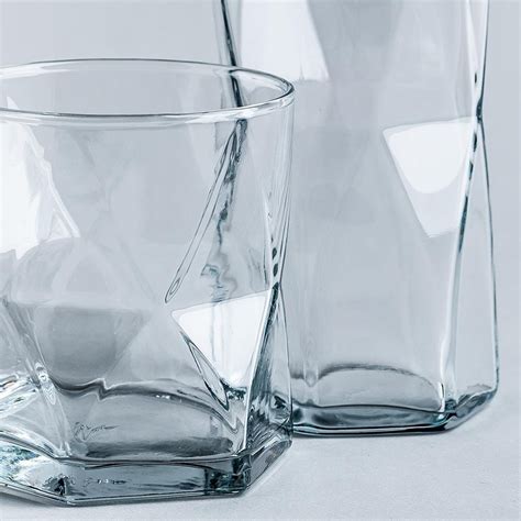 Libbey Rhombus Drinking Glass Combo Set Of 16 Clear Kitchen Stuff