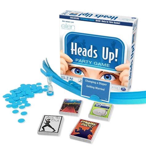 spin master heads  party game toys games family board games