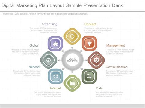 innovative digital marketing plan layout sample  deck powerpoint