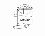 Crayon Pencils Freecoloring sketch template