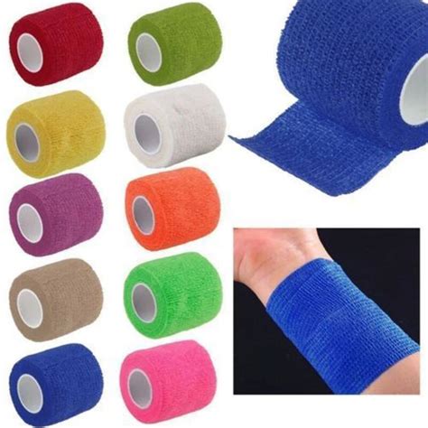 adhesive elastic bandage gauze tape medical finger muscle ankle