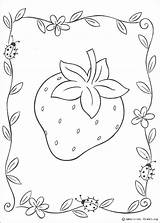 Strawberry Coloring Pages Fruit Big Print Para Kids Color Dibujos Colorear Pretty Sheets Hellokids Shortcake Fresas Books Dibujo Printable Strawberries sketch template