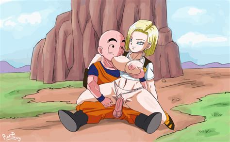 rule 34 1girls android 18 animated blonde hair blue eyes