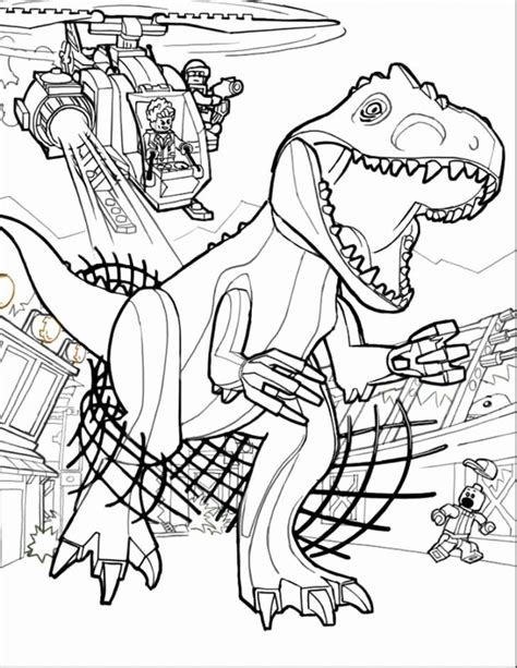 lego dinosaur coloring pages