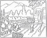 Agriculture Coloring Drawing Book Agricultural Pages Drawings History Harvest Getdrawings 1923 Mormon Growth November Children sketch template