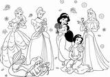 Princess sketch template