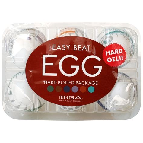 Tenga Easy Beat Egg 6 Pack Hard Boiled Sex Toys