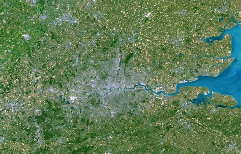 london map satellite