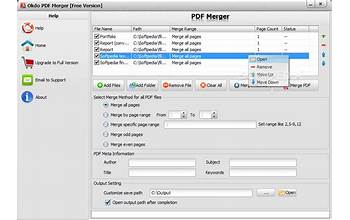PDF Page Merger screenshot #0
