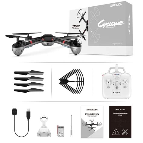drocon drone  beginners xw wi fi fpv training quadcopter  hd drocon