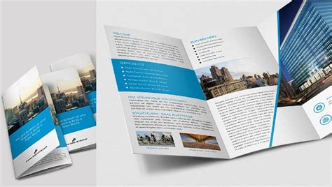 stunning design architect  tri fold brochure template  premium templates
