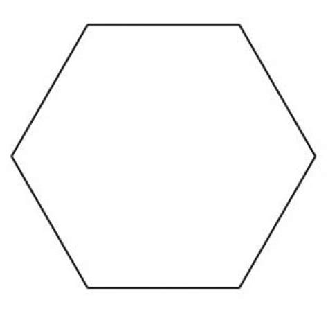 hexagon template