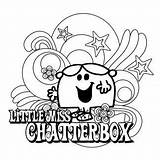 Chatterbox sketch template