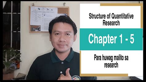 structure  quantitative research ch   english tagalog youtube