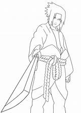 Sasuke Coloring Pages Sword Naruto Anime Para Printable Cartoon Desenhos Kids Sketch Categories Drawing Acessar Colorir 4kids Print Desenho Escolha sketch template