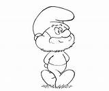 Coloring Pages Papa Smurf Popular sketch template