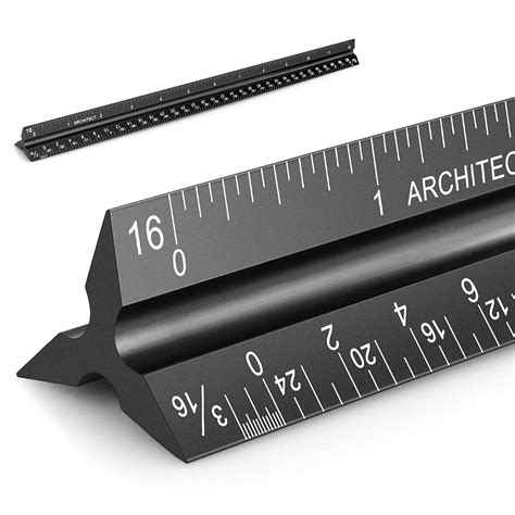 buy architectural scale ruler  aluminum architect scale triangular