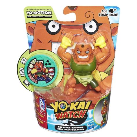 yo kai watch medal moments sgt burly ultimate action figure database