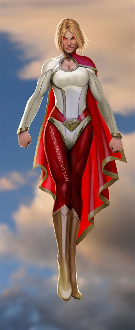 just a simple powergirl by nebezial on deviantart