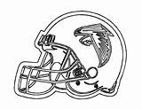 Coloring Falcons Pages Football Atlanta Coloringkidz Helmet Kids sketch template