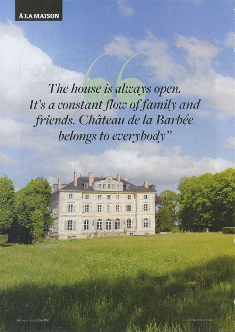 article on living france about lvdc s culinary holidays