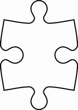 Puzzle Piece Outline Clipart Jigsaw Clip Transparent Pieces Autism Puzzleteile Cliparts Puzzles Part Patience Google Symetric Vector Designs Tattoo Clker sketch template