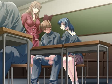 Rule 34 Blue Hair Brown Hair Casual Caught Censored Classroom Clothed