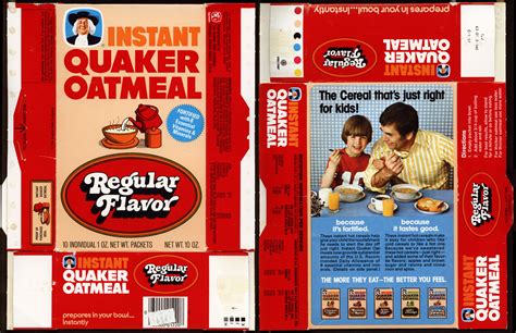 quaker instant quaker oatmeal regular flavor product flickr