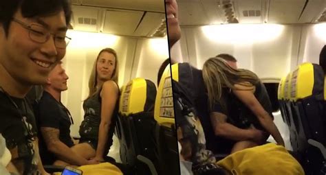 passengers filmed having sex on ryanair flight from