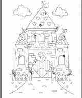 Castle Fairytale Sheets sketch template