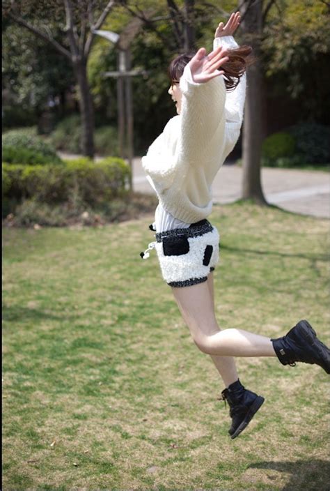 panda and panda girls wearing panda shorts in shanghai chinasmack