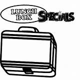 Lunch Box Coloring Clipartmag Colouring Pages sketch template