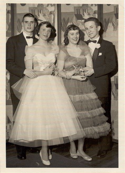 pictures of high school proms in the 1940s and 1950s ~ vintage everyday