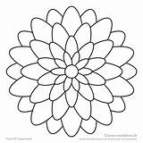 Mandalas Ausdrucken Malvorlagen Einfache Formen Kostenlos Sehr Blumenform Flächen Gleichmäßig Blütenmuster Verteiltes Abstrakt Einfaches Válasz sketch template