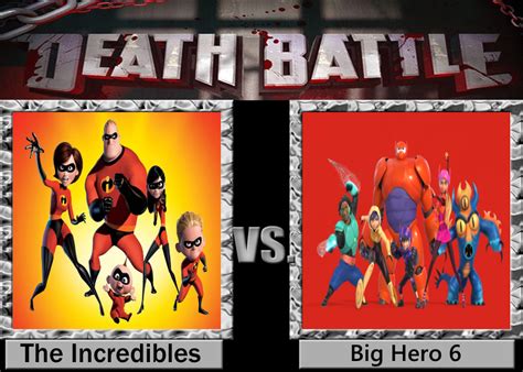 Death Battle The Incredibles Vs Big Hero 6 By Jdueler11