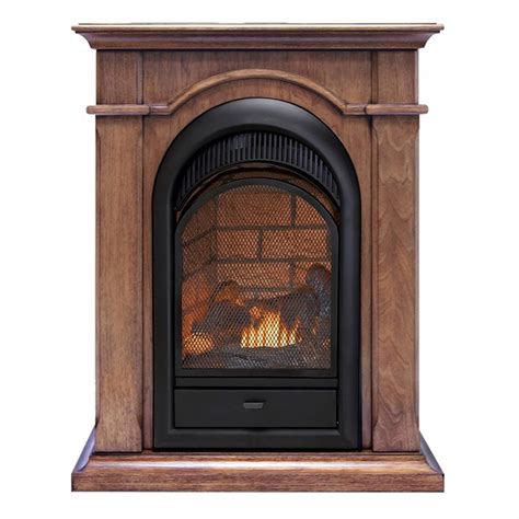 Duluth Forge Dual Fuel Ventless Fireplace With Mantel 15 000 Btu T