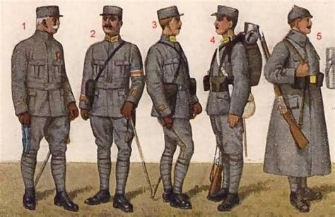 Site Disabled French Army Army Uniform World War Two
