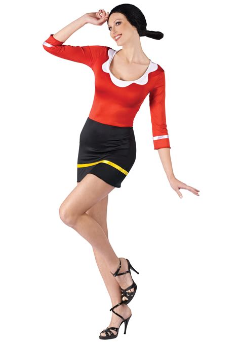 Sexy Adult Olive Oyl Costume Couples Costume Ideas Popeye And Olive Oil