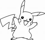 Pikachu Pokemon Coloring Pages Funny Kids Printable Pika Color Cartoon A4 Coloringpages101 Categories sketch template