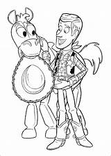 Coloring Pages Toy Story Printable Cool sketch template