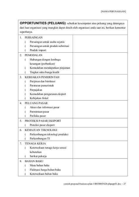 Contoh Makalah Perencanaan Bisnis Doc