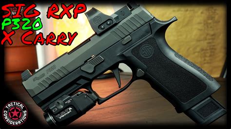sig p rxp  carry  handful tactical considerations