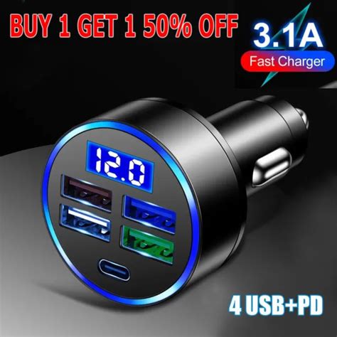usb pd  type  car charger fast charger adapter  iphone samsung phone  picclick