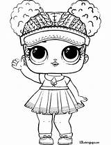 Lol Coloring Pages Surprise Dolls Color Girl Champ Magic Kids Sheets Doll Court Para Colorir Girls Printable Desenhos Colouring Cool sketch template