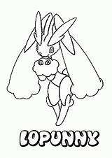 Coloring Pages Pokemon Lopunny Drawing Normal Fan Color Hellokids Electric Sheets Print Drawings Printable Do Getdrawings Getcolorings Books Rotom Sensational sketch template