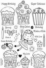 Stamps Kanban Crafts Fairy Cakes Choose Board Acrylic Clear Collection Her sketch template