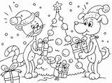Kerst Kleurplaat Animali Weihnachtsbaum Malvorlage Geschenken Kleurplaten Stampare Imprimir Ausmalbilder sketch template